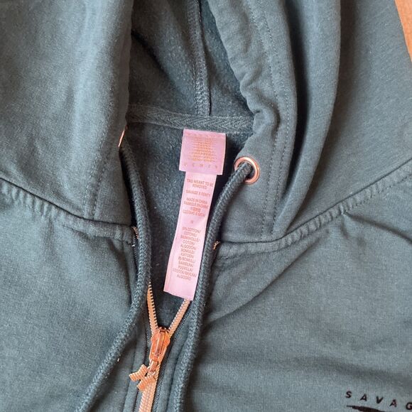 Savage X Fenty One Piece Hooded Jumpsuit 3X Green Romper Overalls Rihanna - Picture 3 of 7